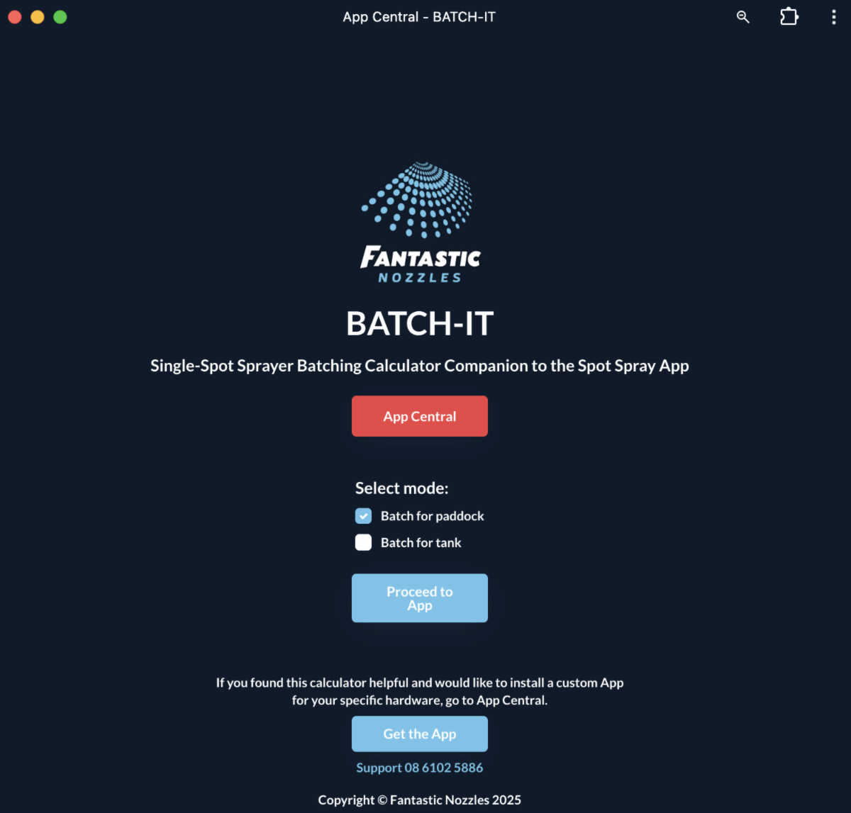 BATCH-IT Menu
